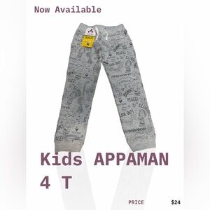 Appaman Kids Gray Graphic Joggers